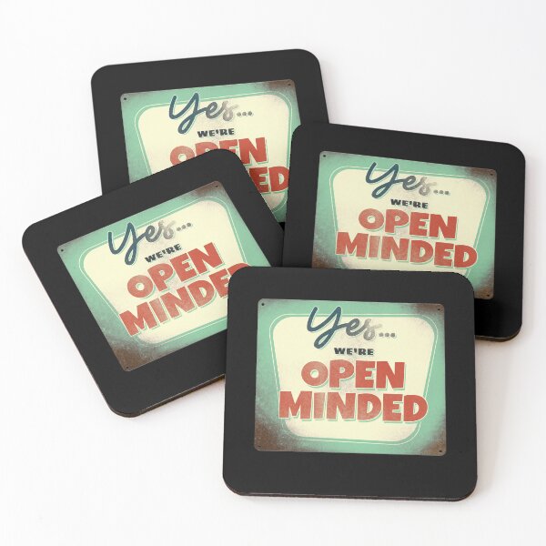 Item preview, Yes... We're Open Hearted Retro Sign Design designed and sold by danielliamgill.