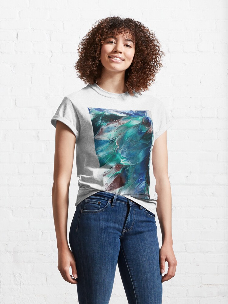 Alternate view of Madonna of the Veils: hidden image painting Classic T-Shirt
