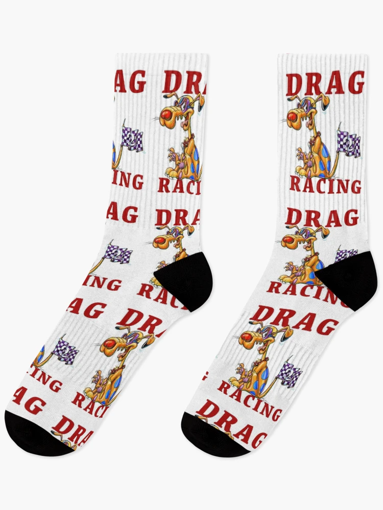Thumbnail 1 of 5, Socks, DRAG RACING designed and sold by Smart Aleck Art.