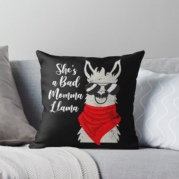 Item preview, Funny Tops She's A Bad Momma Llama Tee Mama Gift designed and sold by findgreatshirts.