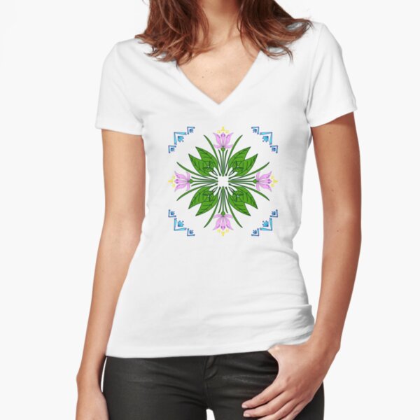 Fitted V-Neck T-Shirt