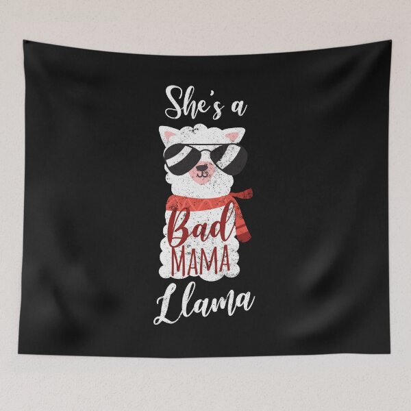 Item preview, Funny Tops She Is A Bad Mama Llama Tee Mom Gift designed and sold by findgreatshirts.