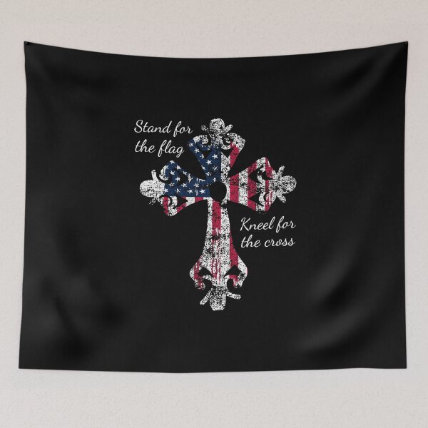 Item preview, Stand for the Flag Kneel for the Cross designed and sold by nikkidawn74.