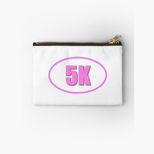 Item preview, 5K Sticker Oval Running Pink Women's Ladies Design Decal Car Window Bumper Sticker designed and sold by Nextlevellife.