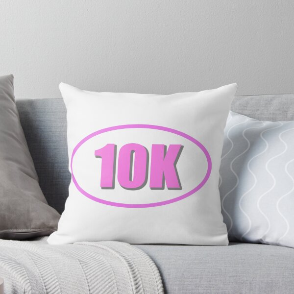Item preview, 10K Sticker Oval Running Pink Women's Ladies Design Decal Car Window Bumper Sticker designed and sold by Nextlevellife.