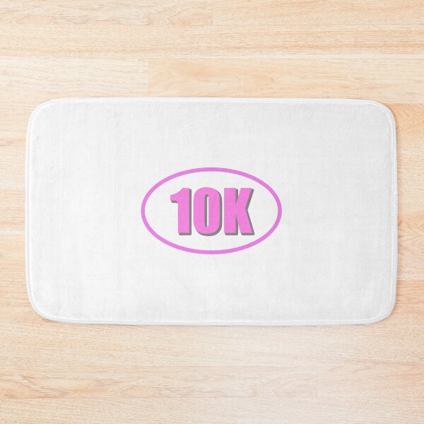 Item preview, 10K Sticker Oval Running Pink Women's Ladies Design Decal Car Window Bumper Sticker designed and sold by Nextlevellife.