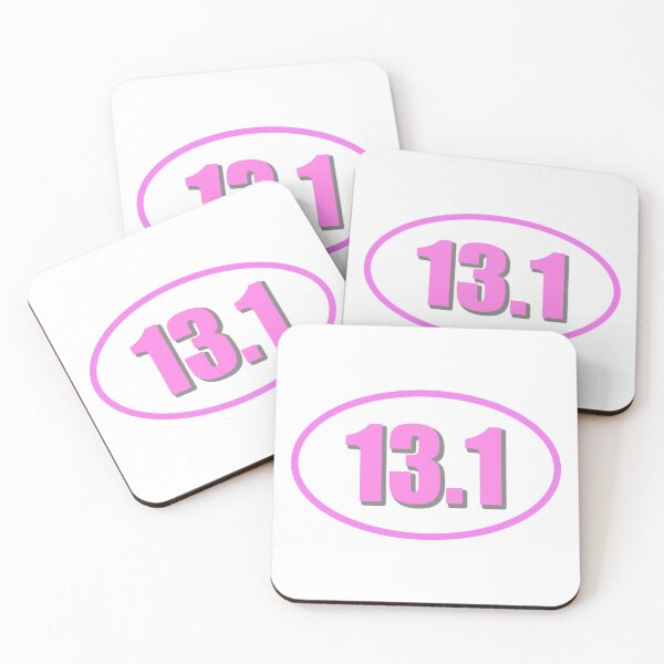 Item preview, 13.1 Half Marathon Sticker Oval Running Pink Women's Ladies Design Decal Car Window Bumper Sticker designed and sold by Nextlevellife.