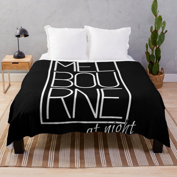 Item preview, Cool Melbourne by Night Australia Souvenir Tipografía Gift designed and sold by peter2art.