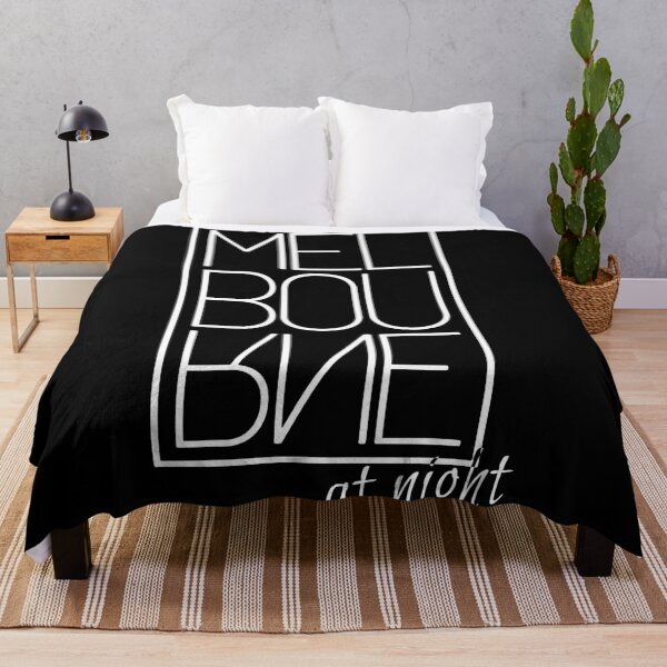 Item preview, Cool Melbourne Upside Down at Night Australia Souvenir Typography Traveler Gift designed and sold by peter2art.