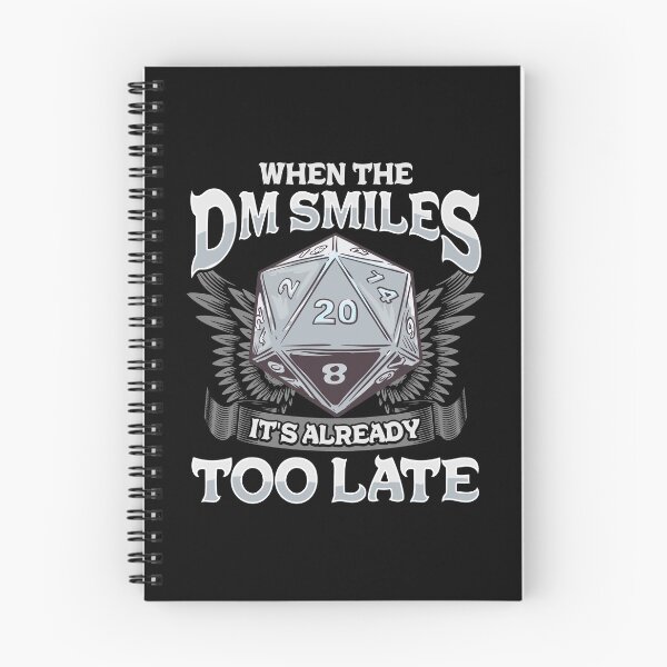 Item preview, When the DM Smiles, It's Already Too Late Gaming designed and sold by perfectpresents.