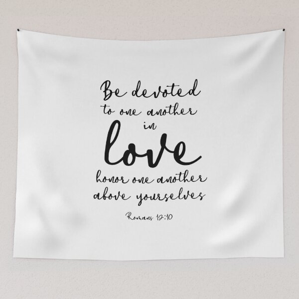 Item preview, Be devoted to one another in love. designed and sold by corbrand.