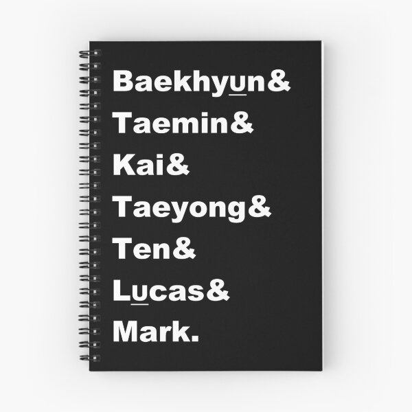 Item preview, SuperM Names [WHITE] designed and sold by thepremiumgas.