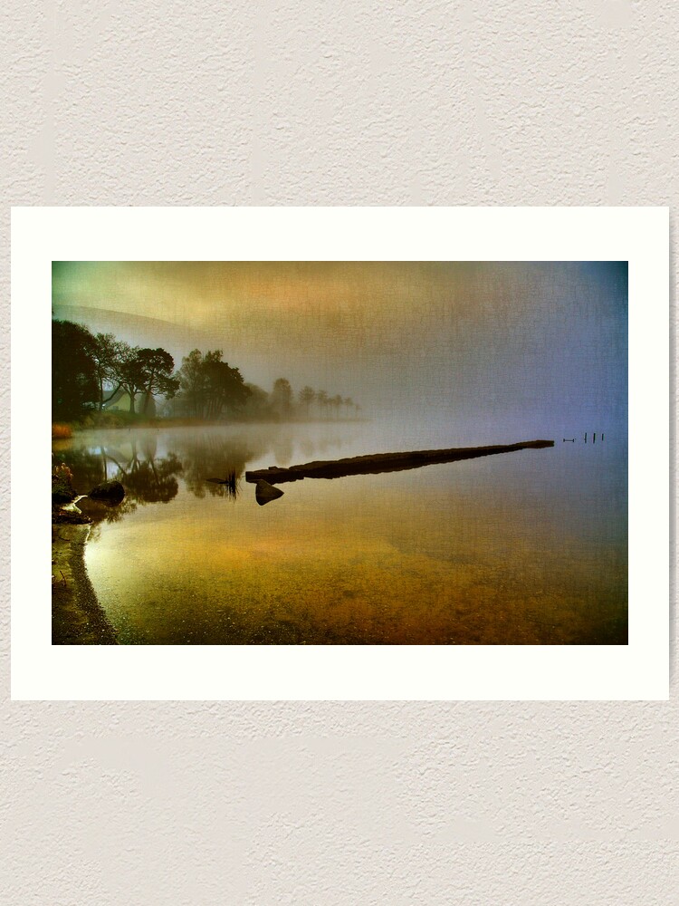 Alternate view of Misty Dawn (Textured) Art Print