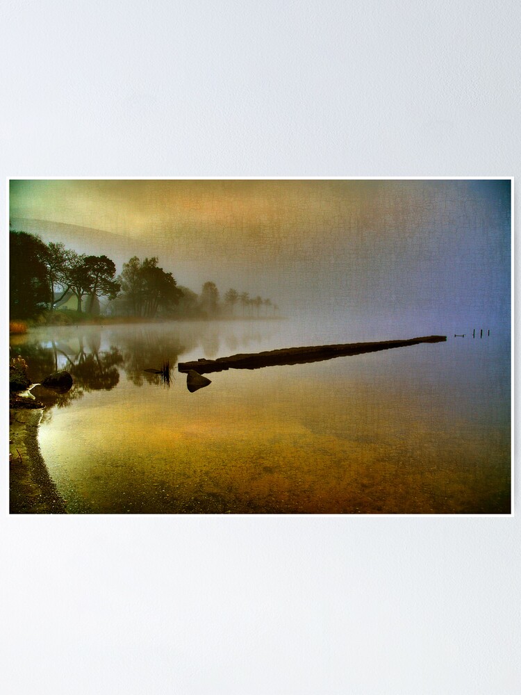 Alternate view of Misty Dawn (Textured) Poster