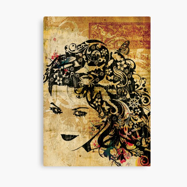 Modern Mermaid Canvas Print