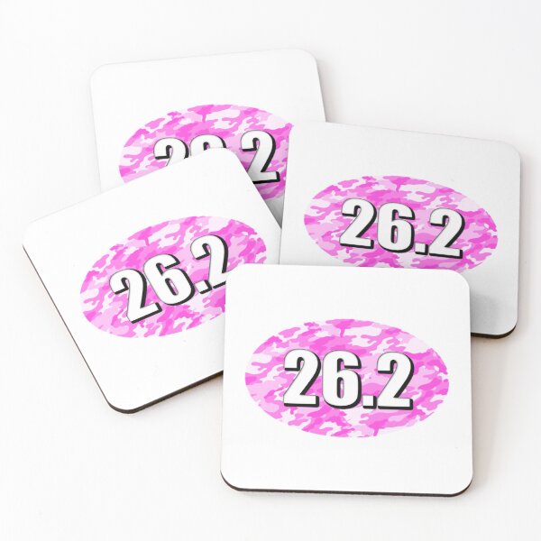 Item preview, 26.2 Full Marathon Sticker Oval Running Pink Women's Ladies Camo Camouflage Design Decal Car Window Bumper Sticker designed and sold by Nextlevellife.