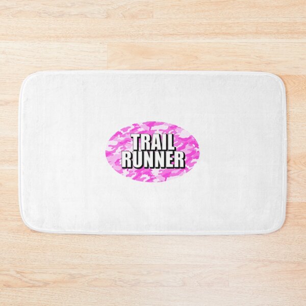 Item preview, Trail Runner Sticker Oval Running Pink Women's Ladies Camo Camouflage Design Decal Car Window Bumper Sticker designed and sold by Nextlevellife.