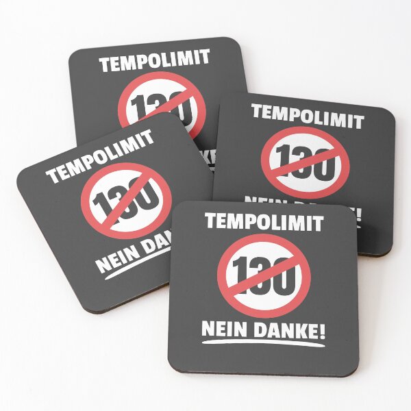 Item preview, Against speed limit 130 kmh No thanks! Germany designed and sold by Team150Designz.