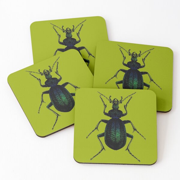 Item preview, Beetle on vivid green designed and sold by FK-UK.