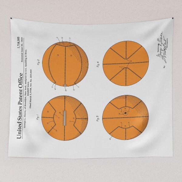Item preview, Basketball Patent designed and sold by FinlayMcNevin.