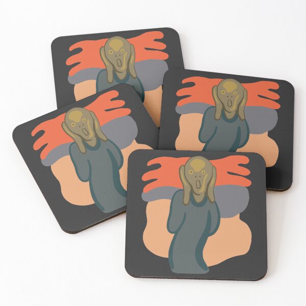 Item preview, Munch Scream Isolated Minimal designed and sold by isstgeschichte.