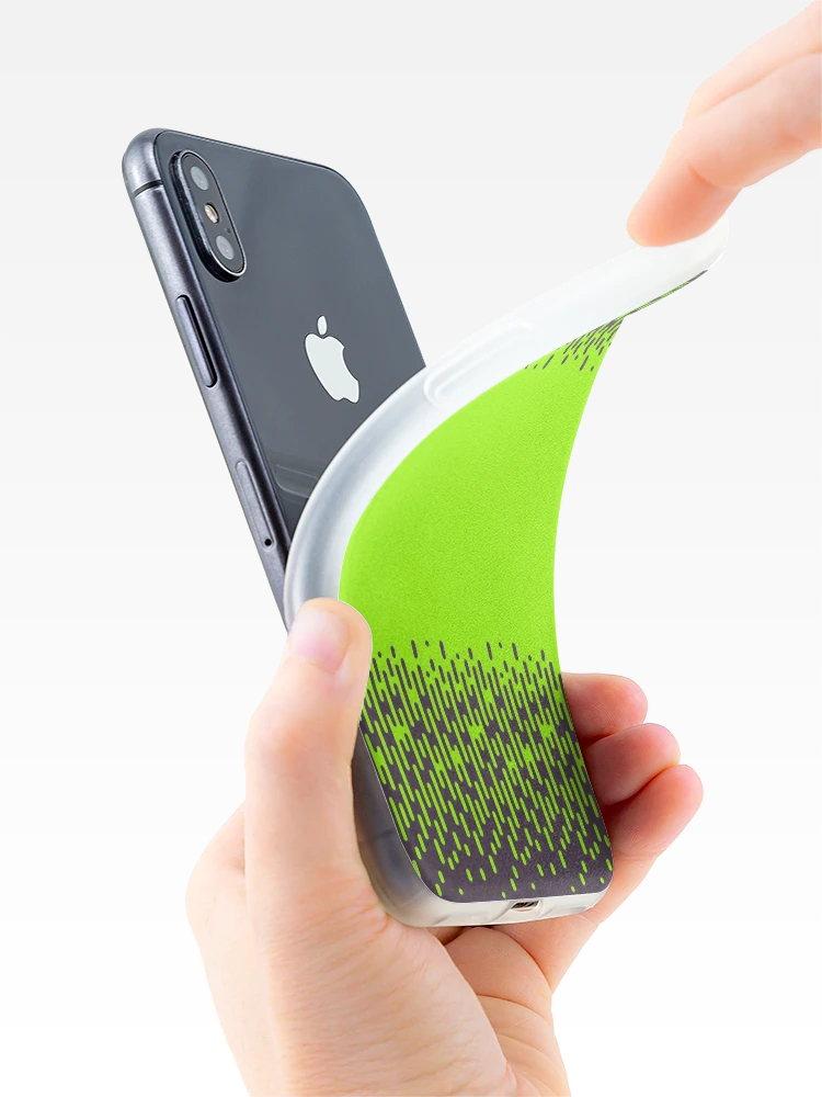 Thumbnail 4 of 5, iPhone Case, Irregular Rounded Lines designed and sold by Rawpixel.