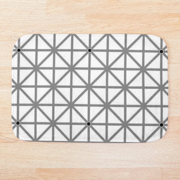 12 dot optical illusion Bath Mat