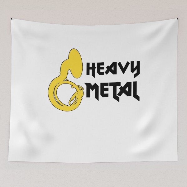 Item preview, Sousaphone - HEAVY METAL - Funny Sousaphone Gift, marching band, brass band designed and sold by HEJAshirts.