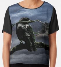 Quoth The Raven, "Nevermore" Chiffon Top