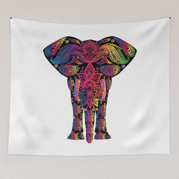 Item preview, Psychedelic Elephant designed and sold by SuperMerchMan.