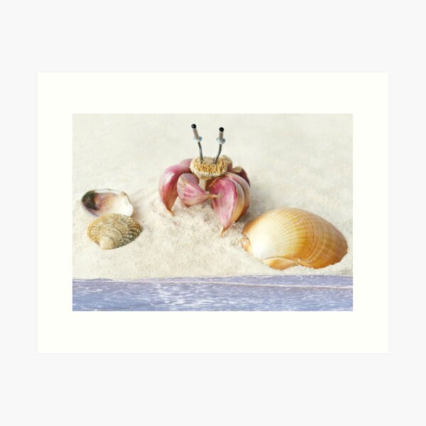 Garlic Crab Art Print