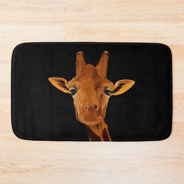 Item preview, Giraffe (black background) designed and sold by Arts and Herbs.