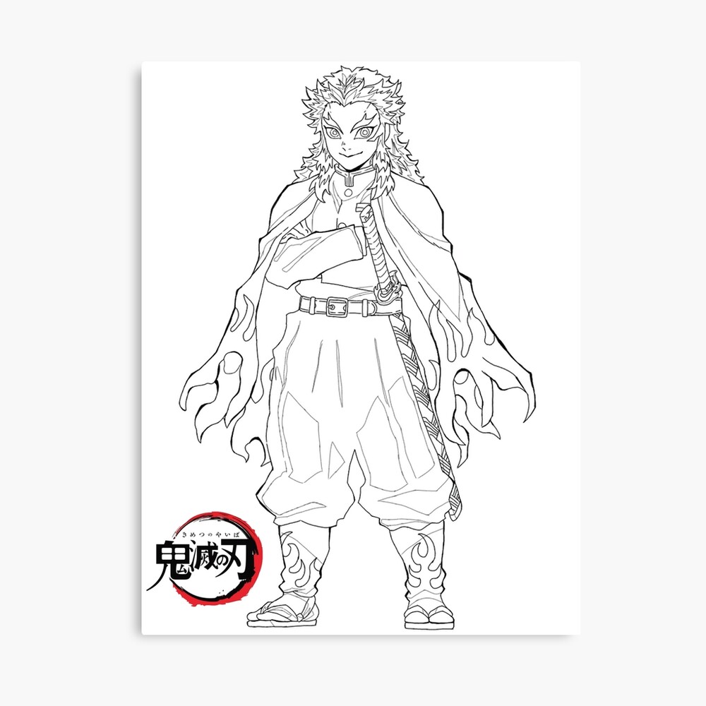 Kyojiro Rengoku Photographic Print By Benoixio Redbubble Kyojiro Rengoku Photographic Print By Benoixio Redbubble