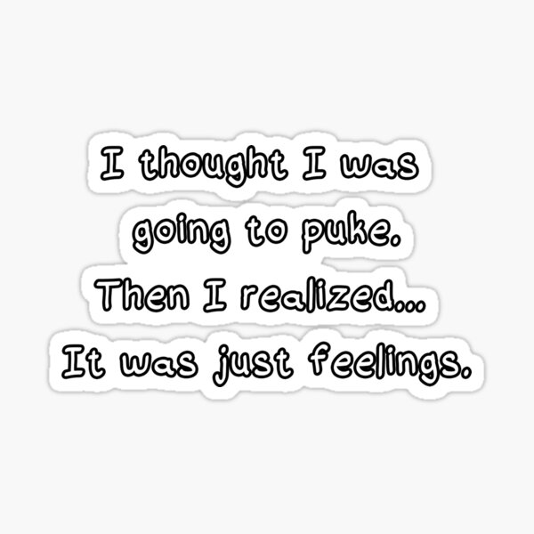 Feelings Sticker