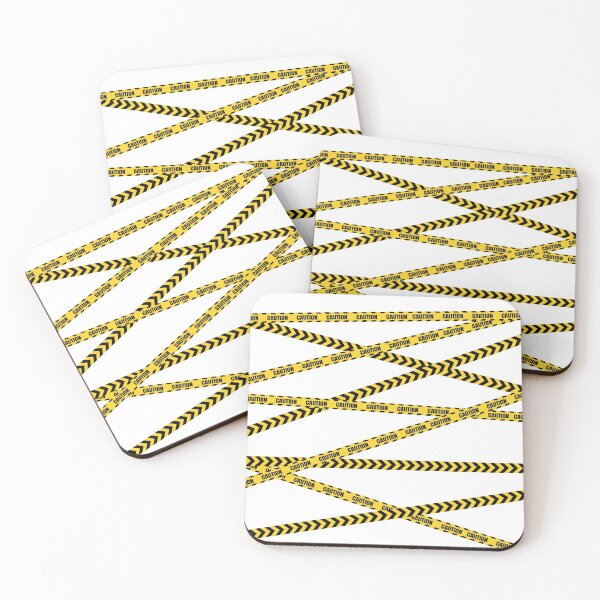 Item preview, Black & Yellow Caution Tape designed and sold by CobwebsClothing.