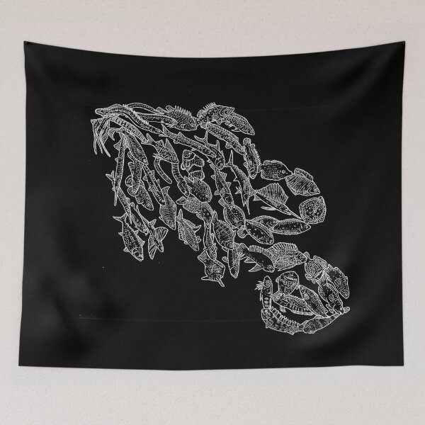 Item preview, Copy of Carangimorpharia - series of Percomorpha - Fish - Evolution - White designed and sold by EvolutionPoster.
