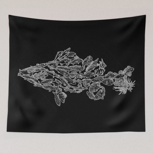 Item preview, Perciformes - Fish - Evolution - White designed and sold by EvolutionPoster.