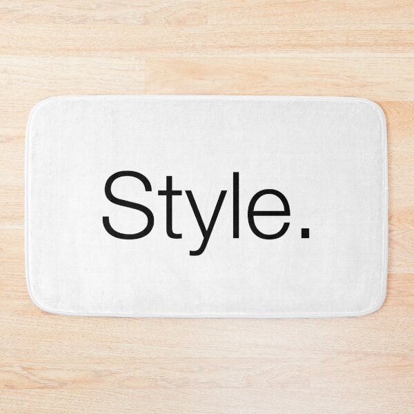 Item preview, Simplistic white "Style." in Helvetica designed and sold by BlueOnionThings.