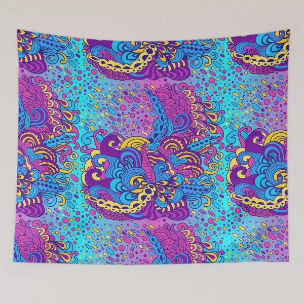 Item preview, Abstract hallucinogen pattern designed and sold by Argunika.