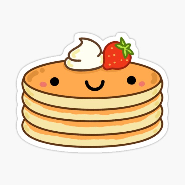 "Kawaii Pancake Stack" Sticker for Sale by kawaiilife Redbubble