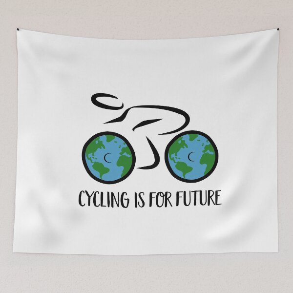 Artikelvorschau, Fahrrad fahren und Klimaschutz entworfen und verkauft von Vectorqueen.