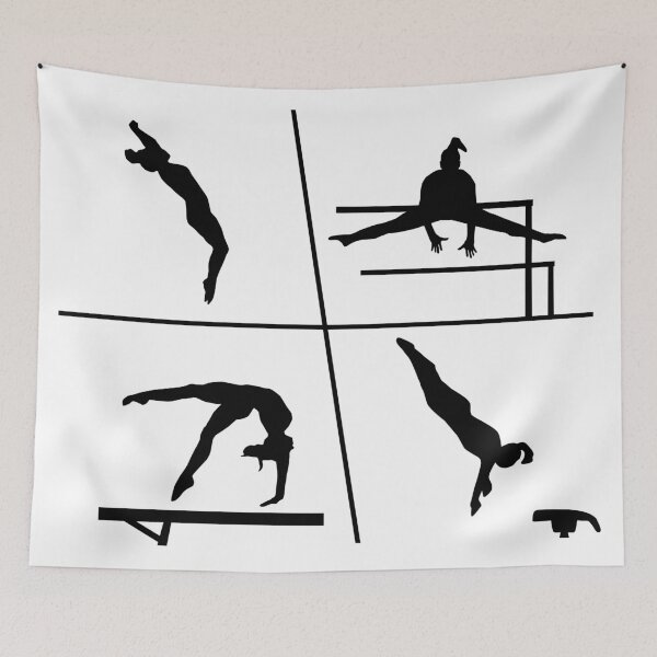 Item preview, Gymnastics, Gymnastics - Women's Gymnastics designed and sold by claudiasartwork.
