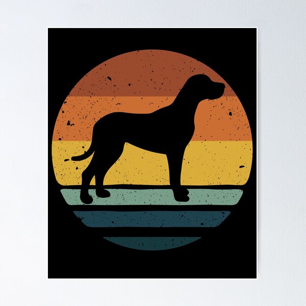 Artikelvorschau, Great Dane Retro Vintage entworfen und verkauft von rafaeltto.