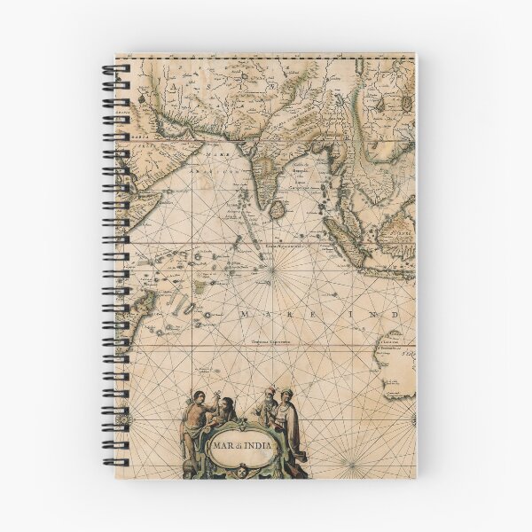 Item preview, Mar di India Map designed and sold by anmm.
