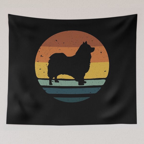 Artikelvorschau, Icelandic Sheepdog Retro Vintage  entworfen und verkauft von rafaeltto.