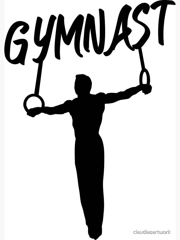 Gymnastics, Gymnastics - Women's Gymnastics, silhouette | Poster