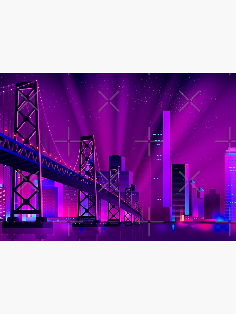 Synthwave Neon City: San Francisco by SynthWave1950