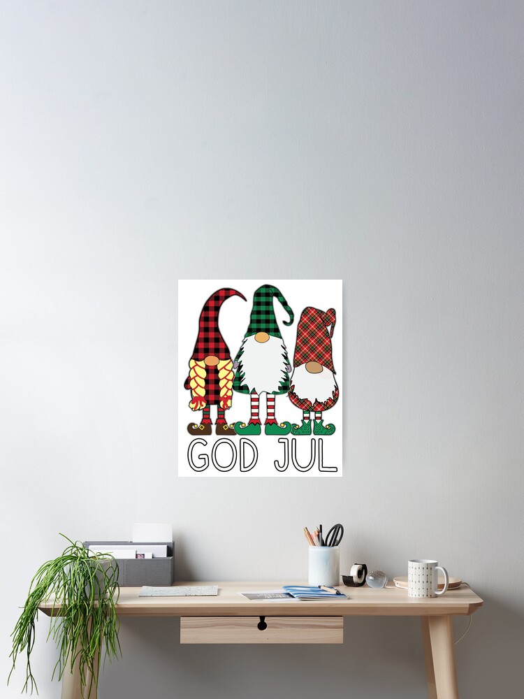 Three Nordic Gnomes Winter Christmas Swedish Tomte Elves T-Shirt Three Nordic Gnomes Winter Christmas Swedish Tomte Elves T-Shirt