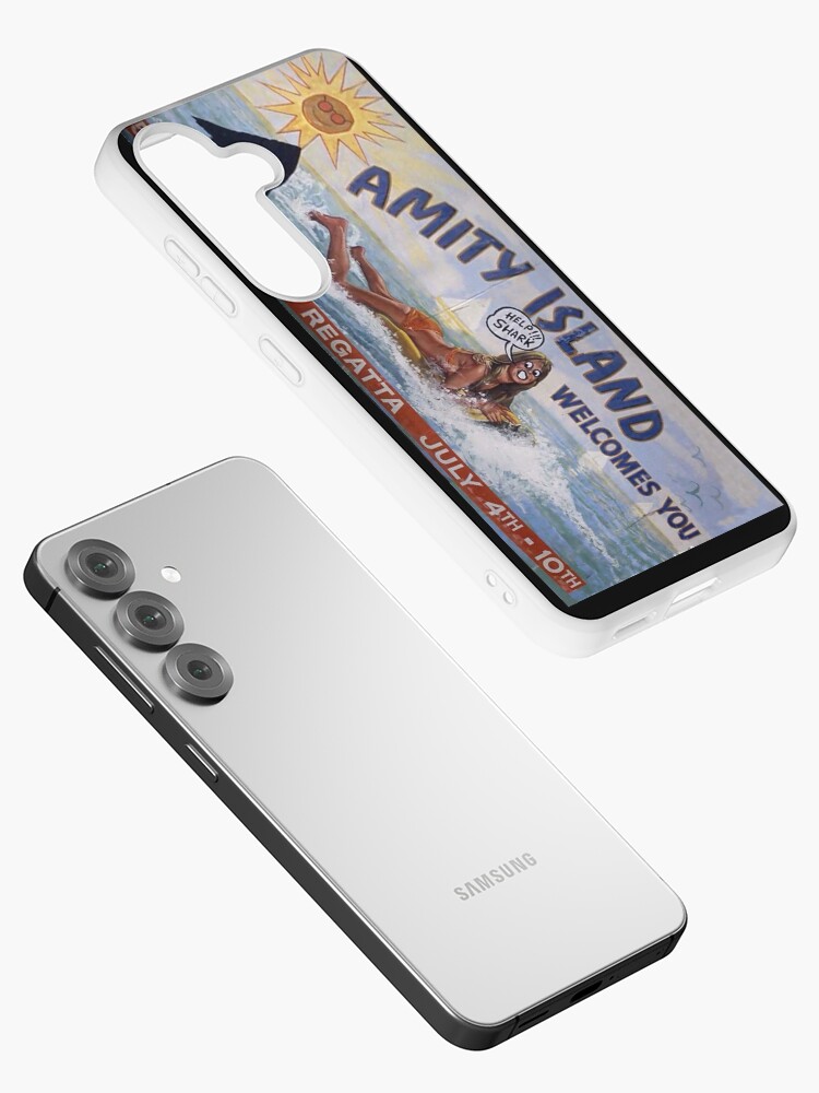 Thumbnail 2 of 4, Samsung Galaxy Phone Case, Welcome To Amity Island designed and sold by myronmhouse.