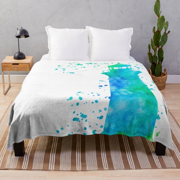 Item preview, Lighthouse watercolour splashes designed and sold by RosalieReeves.